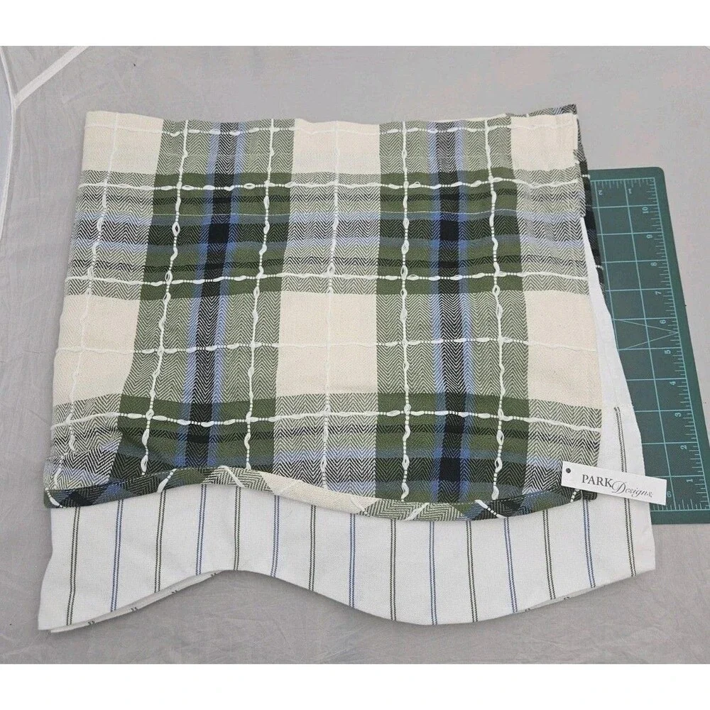 Park Designs Troutman Lined Layered Valance 72 in x 16 in - One Valance